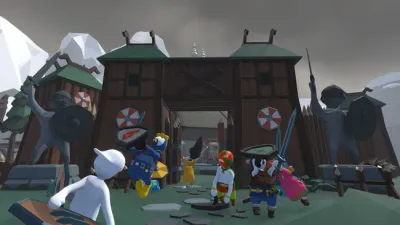 Human Fall Flat dostává vikingskou mapu s Dave the Diver, protože proč ne