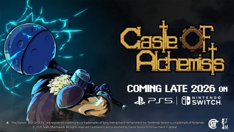 Castle of Alchemists dorazí na PlayStation 5 a Switch v roce 2026