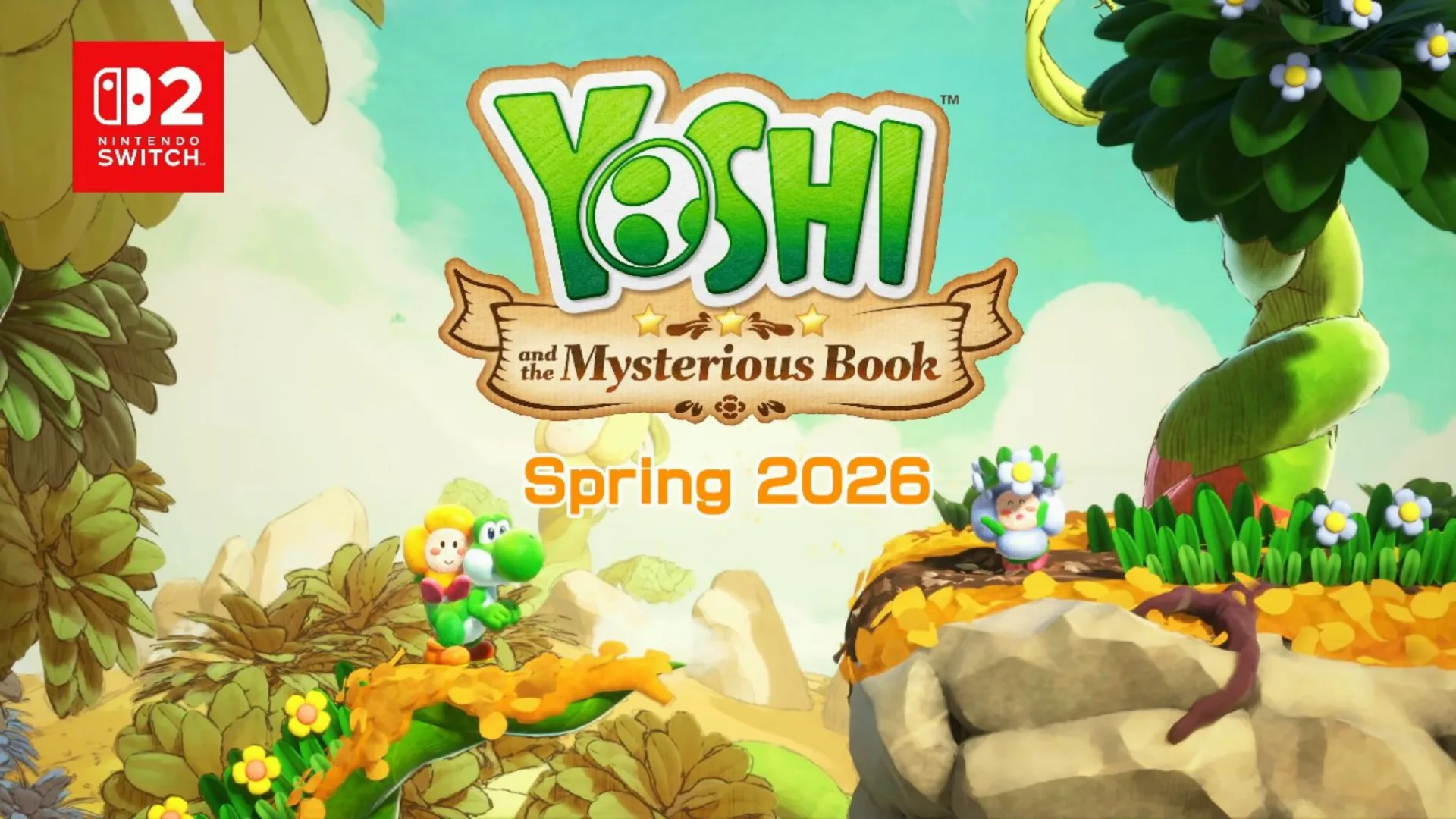 Yoshi se vrací v papírovém světě! Nintendo potvrdilo datum vydání Yoshi and the Mysterious Book