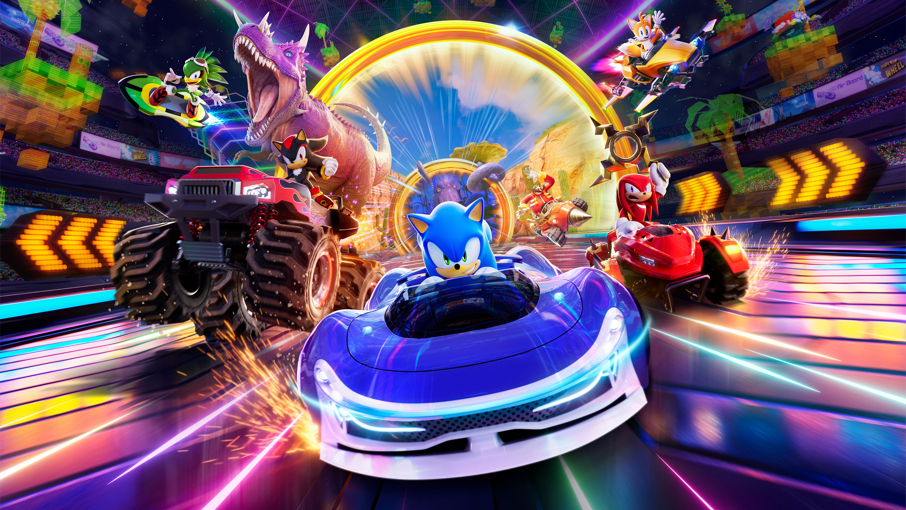 Sonic Racing: CrossWorlds přidá nové postavy. Dorazí Red z Angry Birds i Goro Majima