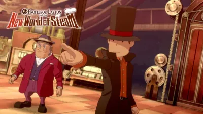 Professor Layton and the New World of Steam dorazí i na PS5 a PC. LEVEL-5 rozšiřuje vydání na další platformy