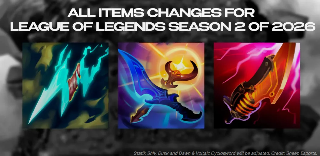 LoL: Riot mieša karty – nové itemy, reworky a fresh buildy menia meta v Season 2 2026