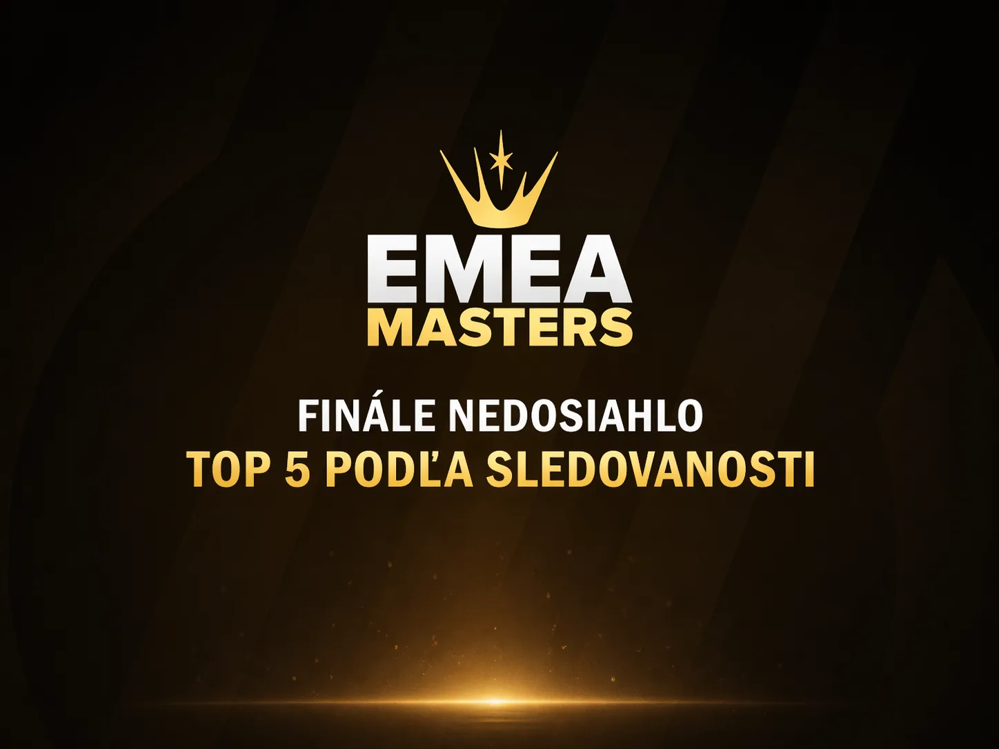 League of Legends EMEA Masters 2026 Winter sklamalo sledovanosťou: finále mimo TOP 5 a prepad naprieč celým turnajom