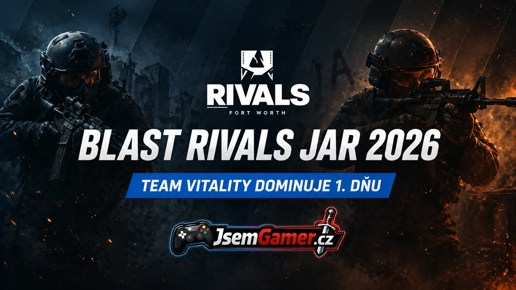 Counter-Strike 2 BLAST Rivals Spring 2026: Sledovanosť rastie o 20 % a Vitality uniká šokujúcej prehre hneď v úvode