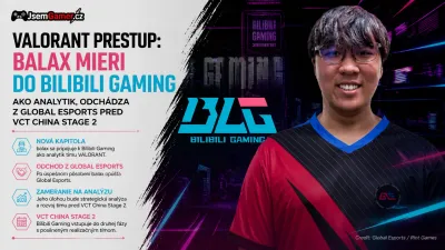 VALORANT prestup: balax mieri do Bilibili Gaming ako analytik, odchádza z Global Esports pred VCT China Stage 2