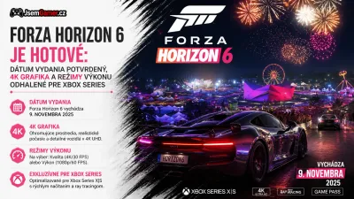 Forza Horizon 6 je hotové: dátum vydania potvrdený, 4K grafika a režimy výkonu odhalené pre Xbox Series