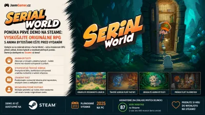 Serial World ponúka prvé demo na Steame: vyskúšajte originálne RPG s Anima bytosťami ešte pred vydaním