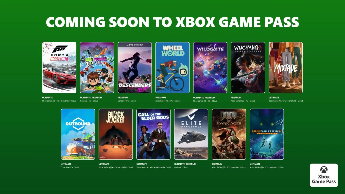 Májové novinky v knižnici Xbox Game Pass