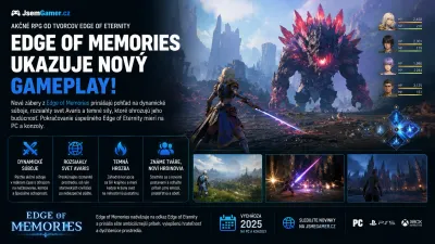 Edge of Memories ukazuje nový gameplay! Akčné RPG od tvorcov Edge of Eternity odhaľuje súboje aj temný svet Avaris