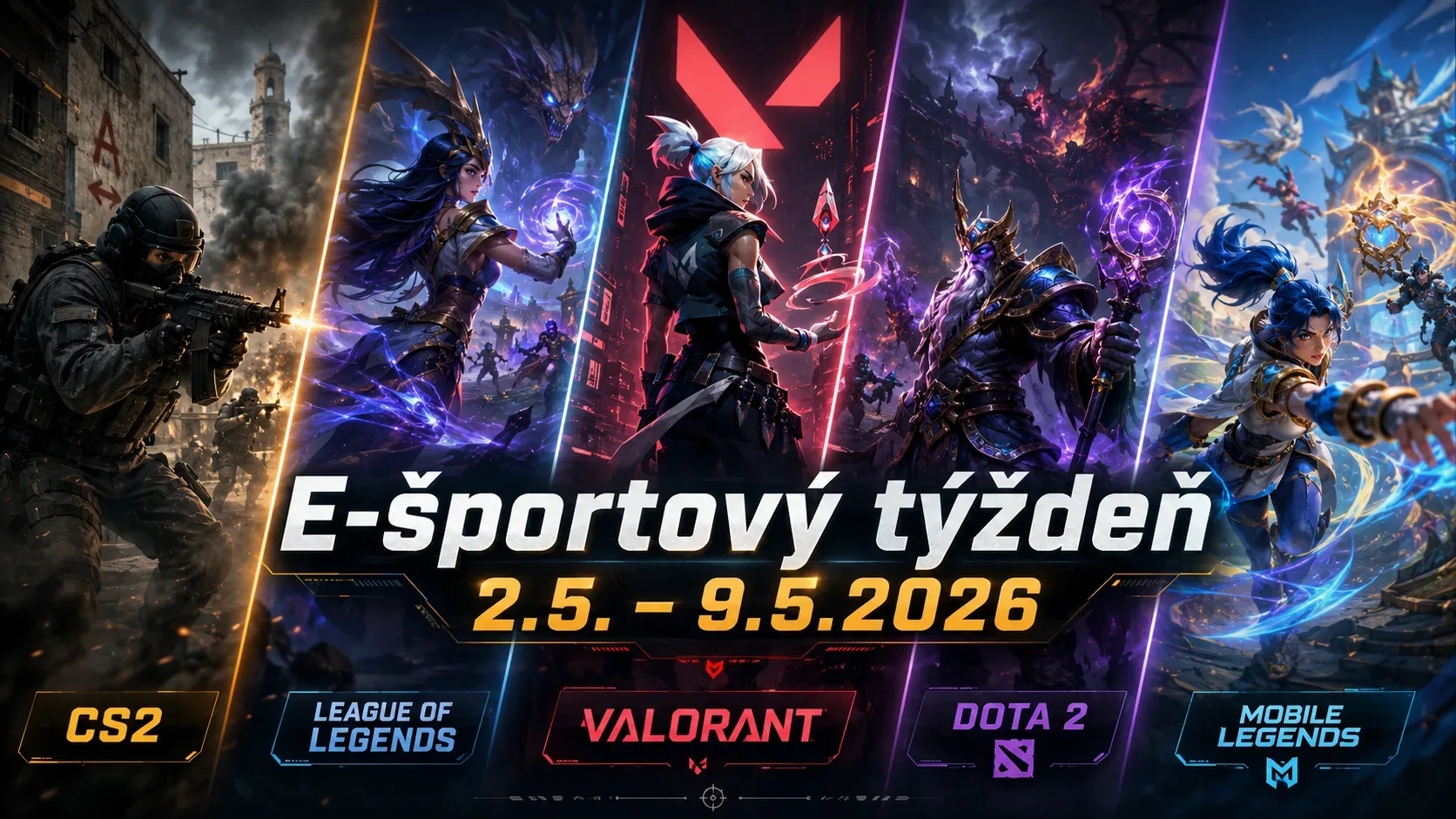 E-športový týždeň (2.5. – 9.5.2026): scéna sa vyrovnáva, favoriti strácajú istotu a rozhoduje adaptácia