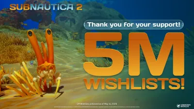 Subnautica 2 hlásí 5 milionů wishlistů. Předběžné stažení startuje ještě před vydáním