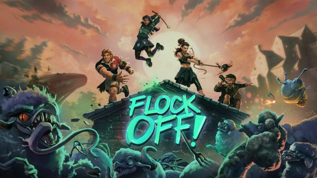 Flock Off! je nová kooperativní akce o zombie ovcích. Šílená řežba dorazí na PC v roce 2026