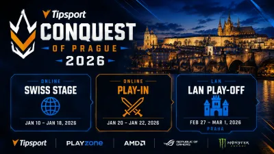 Counter-Strike 2: Tipsport Conquest of Prague vyvrcholí bez domácich tímov, SINNERS a UNiTY doplatili na tvrdý online filter