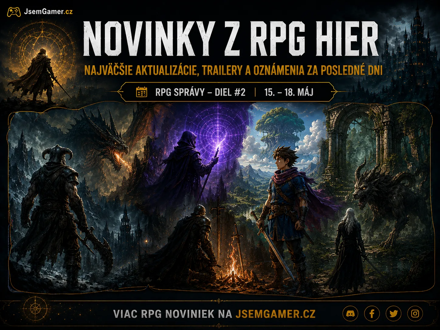 Novinky z RPG hier: Najväčšie aktualizácie, trailery a oznámenia za posledné dni