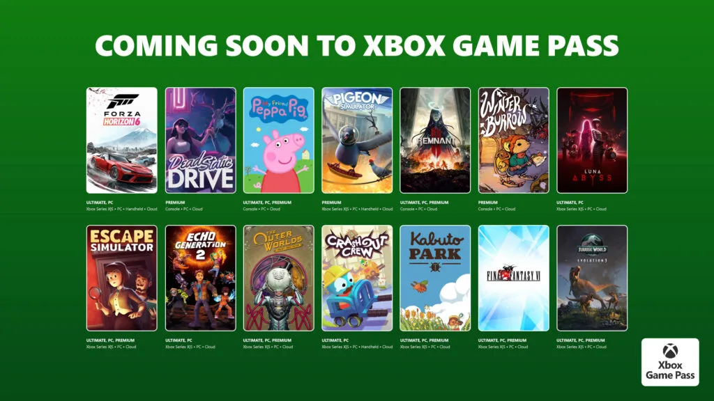 Game Pass rozšiřuje nabídku o Forzu Horizon 6, Remnant II i další novinky. Na konci měsíce naopak několik her službu opustí