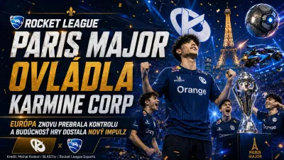 Rocket League: Paris Major ovládla Karmine Corp, Európa znovu prebrala kontrolu a budúcnosť hry dostala nový impulz