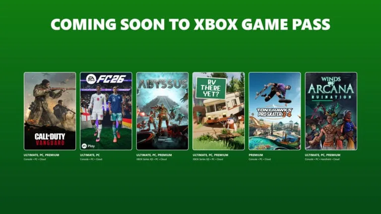 Game Pass v druhé polovině června a na začátku července rozšíří EA Sports FC 26, Tony Hawk’s Pro Skater 3 + 4 i Winds of Arcana: Ruination