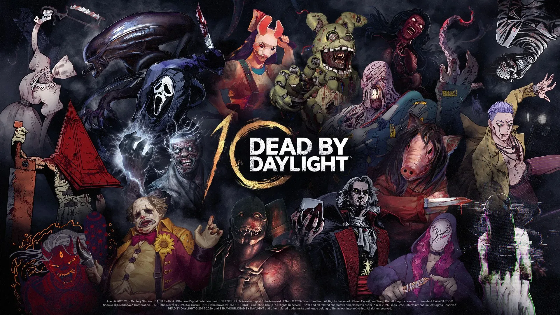 Dead by Daylight oslavilo 10 let ve velkém. Dorazí film, nový Survivor, Frank Stone i modding