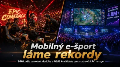 Mobilný e-šport láme rekordy: BGMI zažilo comeback GodLike a MLBB kvalifikácia prekonala veľké PC turnaje