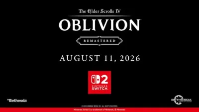 The Elder Scrolls IV: Oblivion Remastered dorazí na Switch 2 už 11. srpna. Předobjednávky fyzické verze už běží