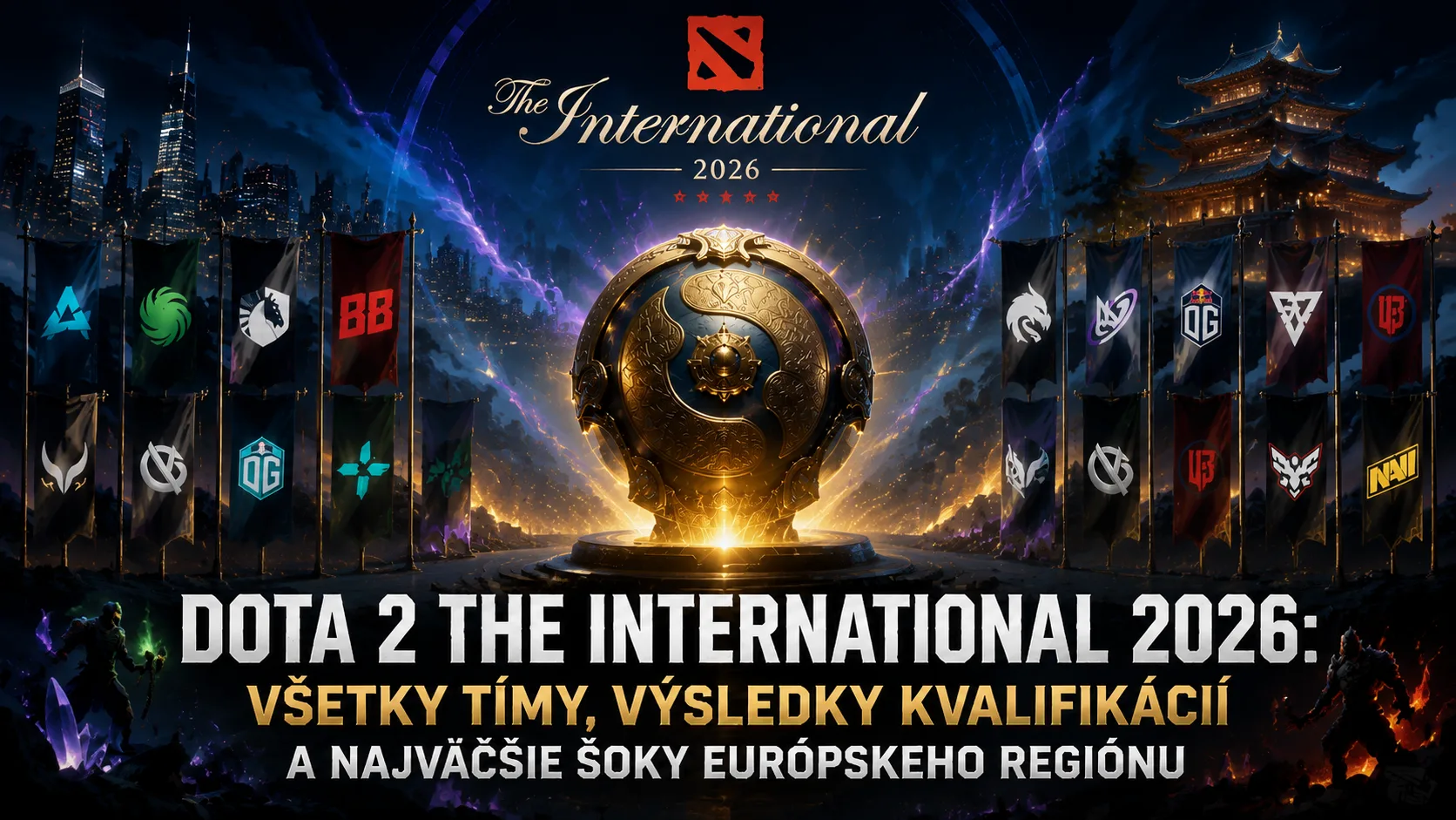 Dota 2 The International 2026: všetky tímy, výsledky kvalifikácií a najväčšie šoky európskeho regiónu
