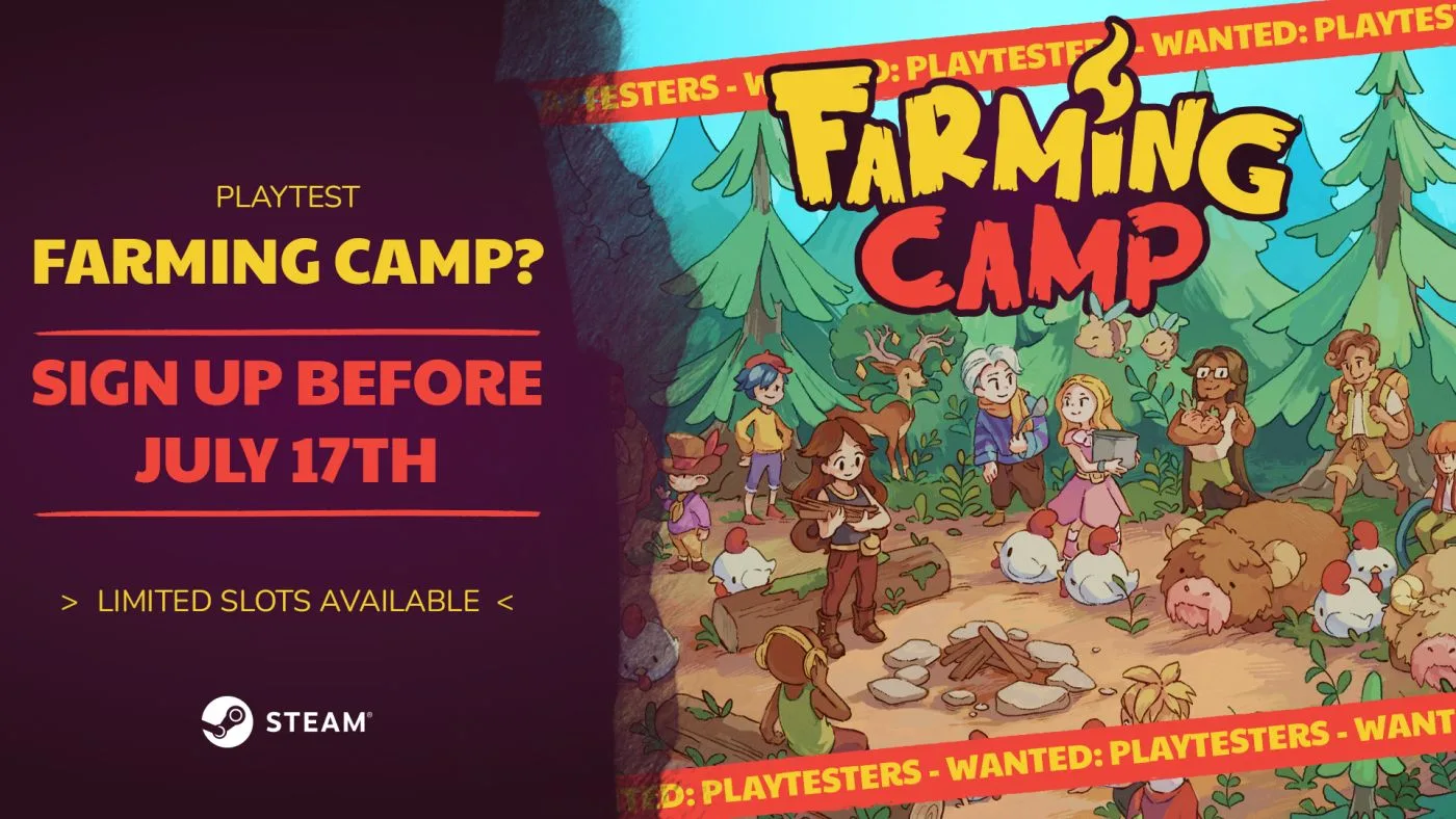 Farming Camp čaká Steam Playtest. Oddychové farmárčenie si budete môcť vyskúšať už 17. júla