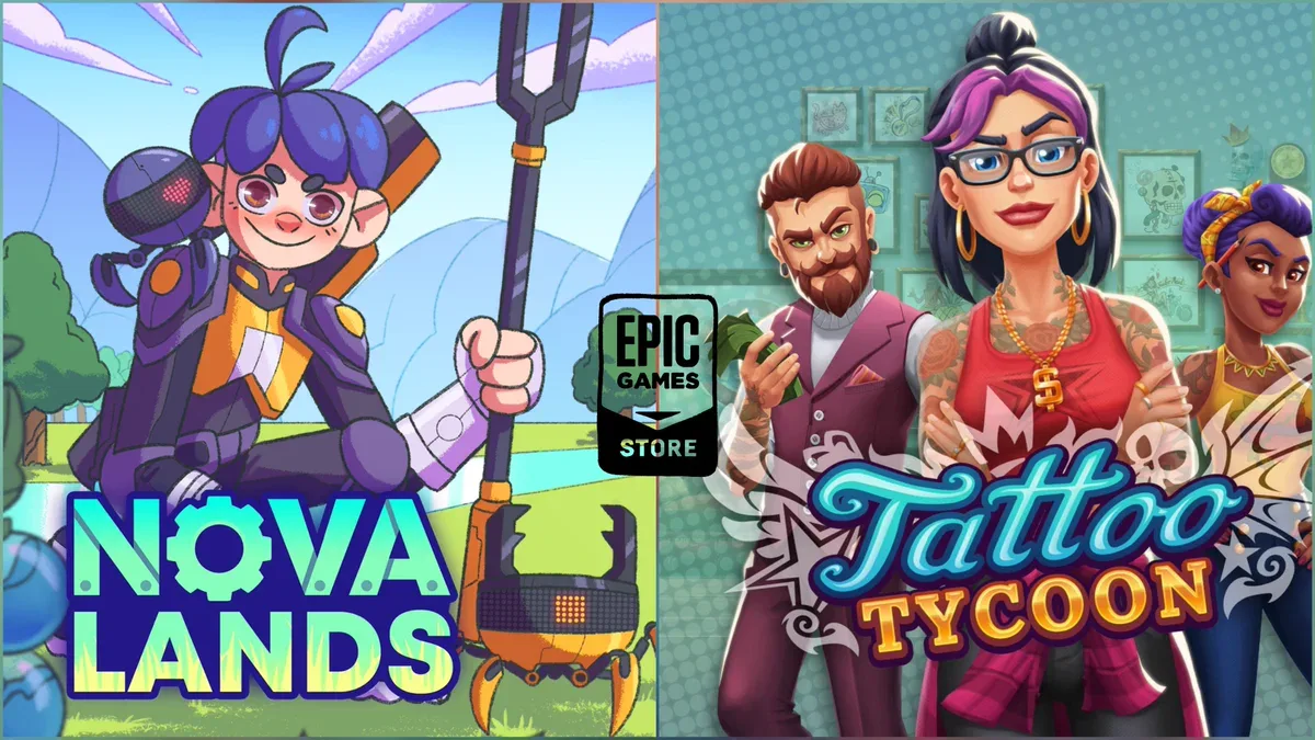 Nova Lands a Tattoo Tycoon sú tento týždeň zdarma na Epic Games Store