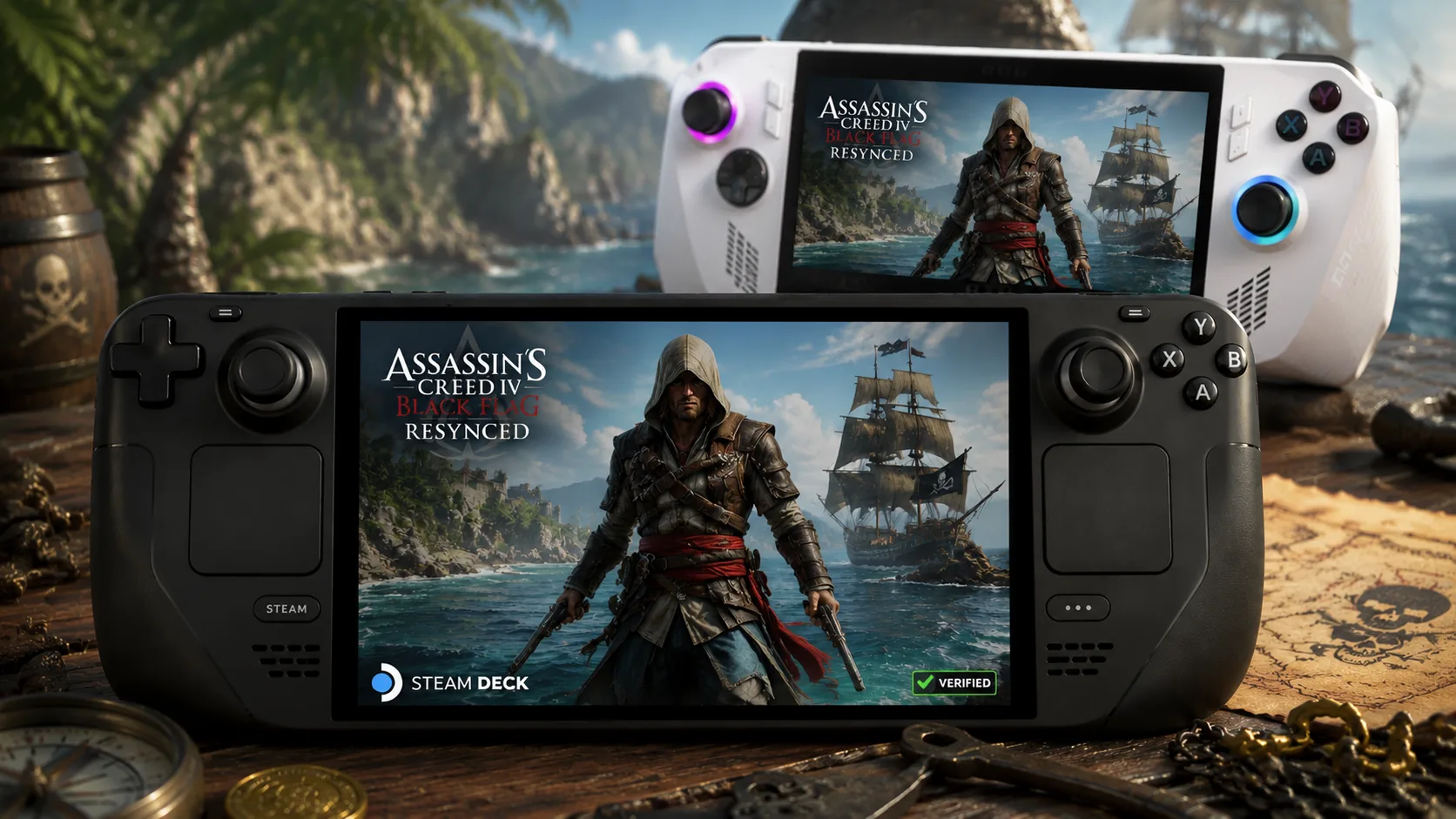  Assassin’s Creed Black Flag Resynced bude plne kompatibilný so Steam Deckom