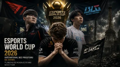 Esports World Cup 2026 odštartoval bez priestoru na chyby. T1, BLG aj G2 hľadajú po MSI novú tvár