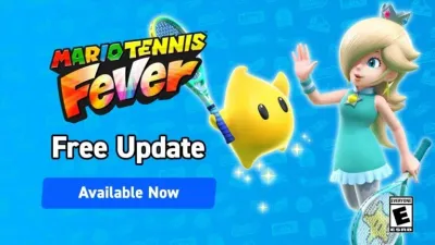 Mario Tennis Fever dostal velký update. Přidává GameShare, Galaxy Court i raketu s černou dírou :)