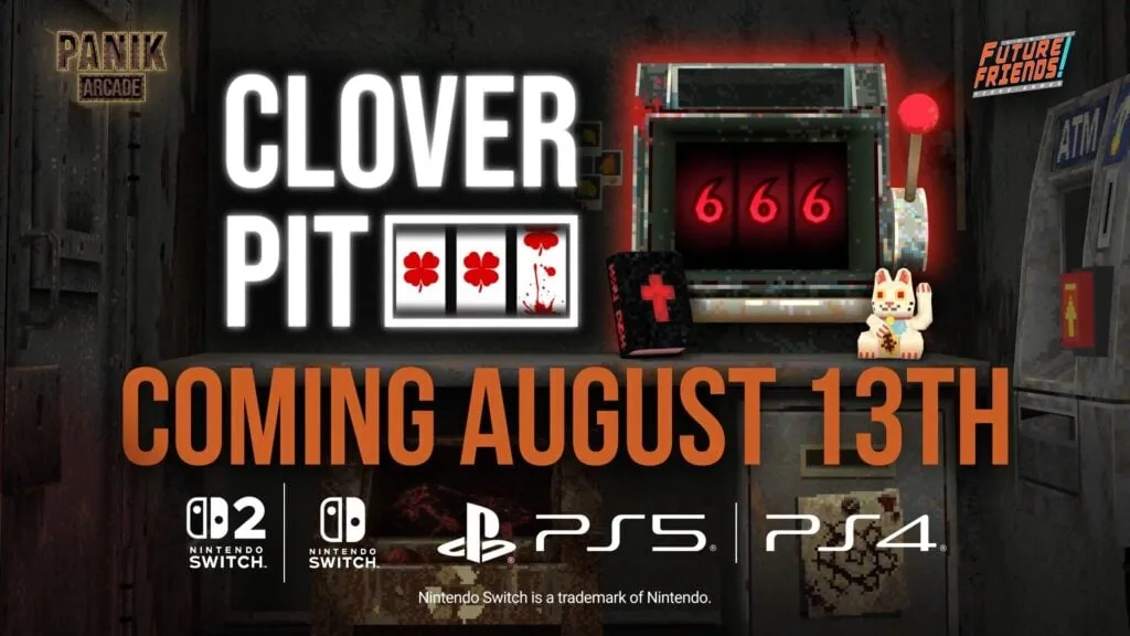 CloverPit zamieri na PS5, PS4 a Nintendo Switch. Konzolové verzie vyjdú 13. augusta