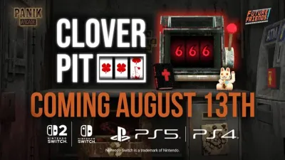 CloverPit zamieri na PS5, PS4 a Nintendo Switch. Konzolové verzie vyjdú 13. augusta