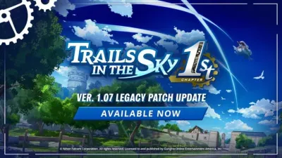 Trails in the Sky 1st Chapter dostalo Legacy Patch. Sjednocuje názvy a výslovnost s dalšími díly série