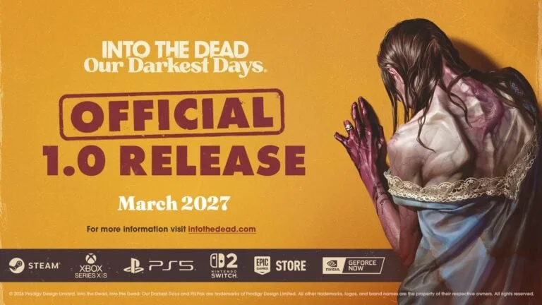 Into the Dead: Our Darkest Days opustí Early Access v březnu 2027. Dorazí také na konzole