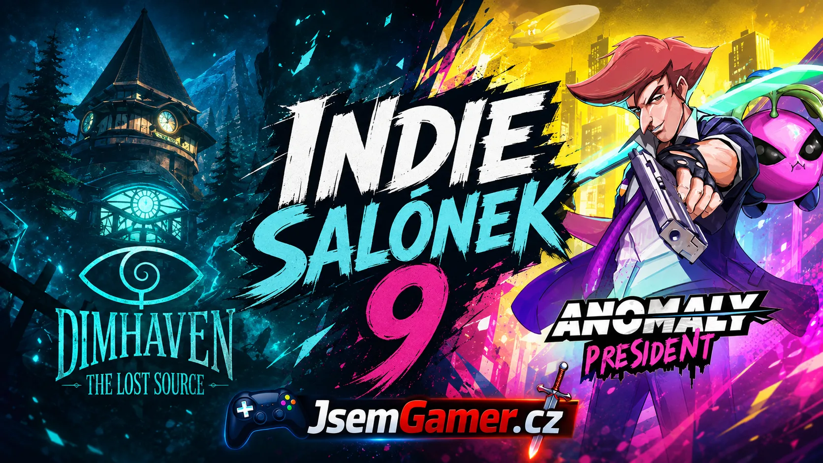 Indie Salónek - Mystovka Dimhaven a prezidentská roguelite Anomaly President # 9