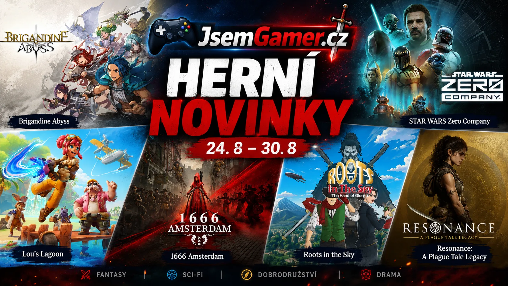 Herní novinky | 24.–30. srpna 2026