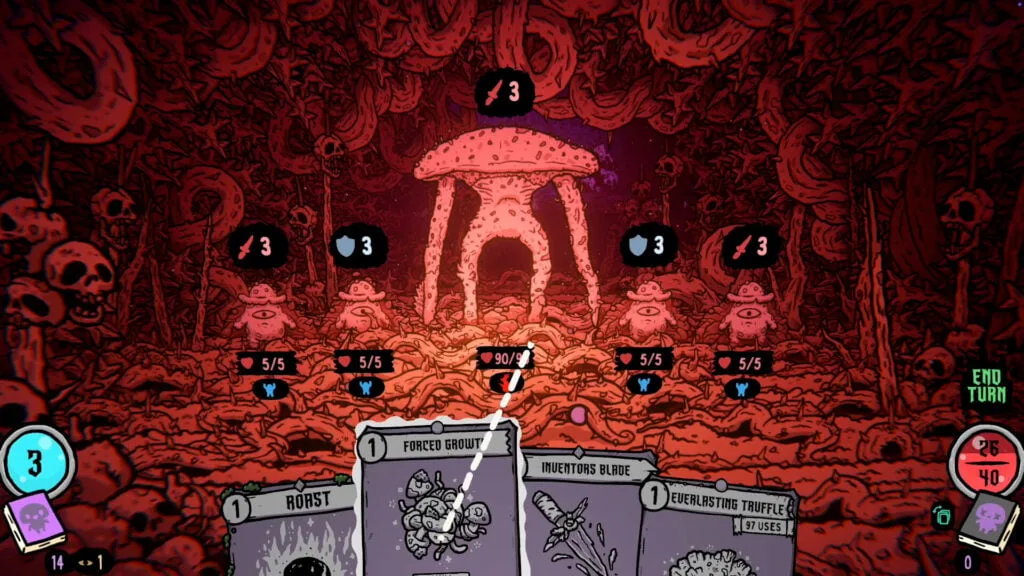 Shroom and Gloom vstúpi do Early Accessu 10. septembra. Kartový roguelike ponúkne dve cesty a stovky kariet