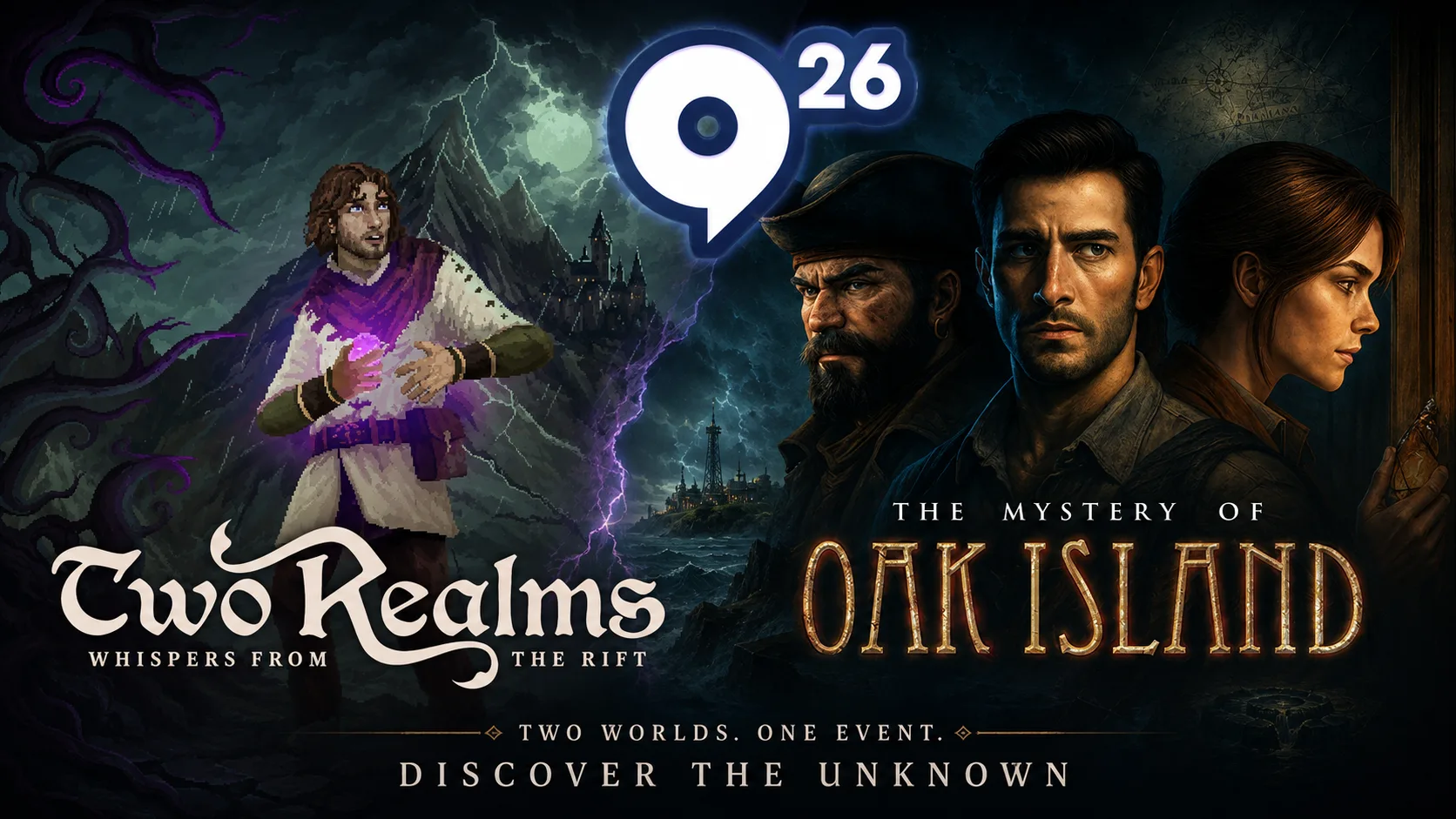 Gamescom 2026 – Dojmy z Two Realms a The Mystery of Oak Island