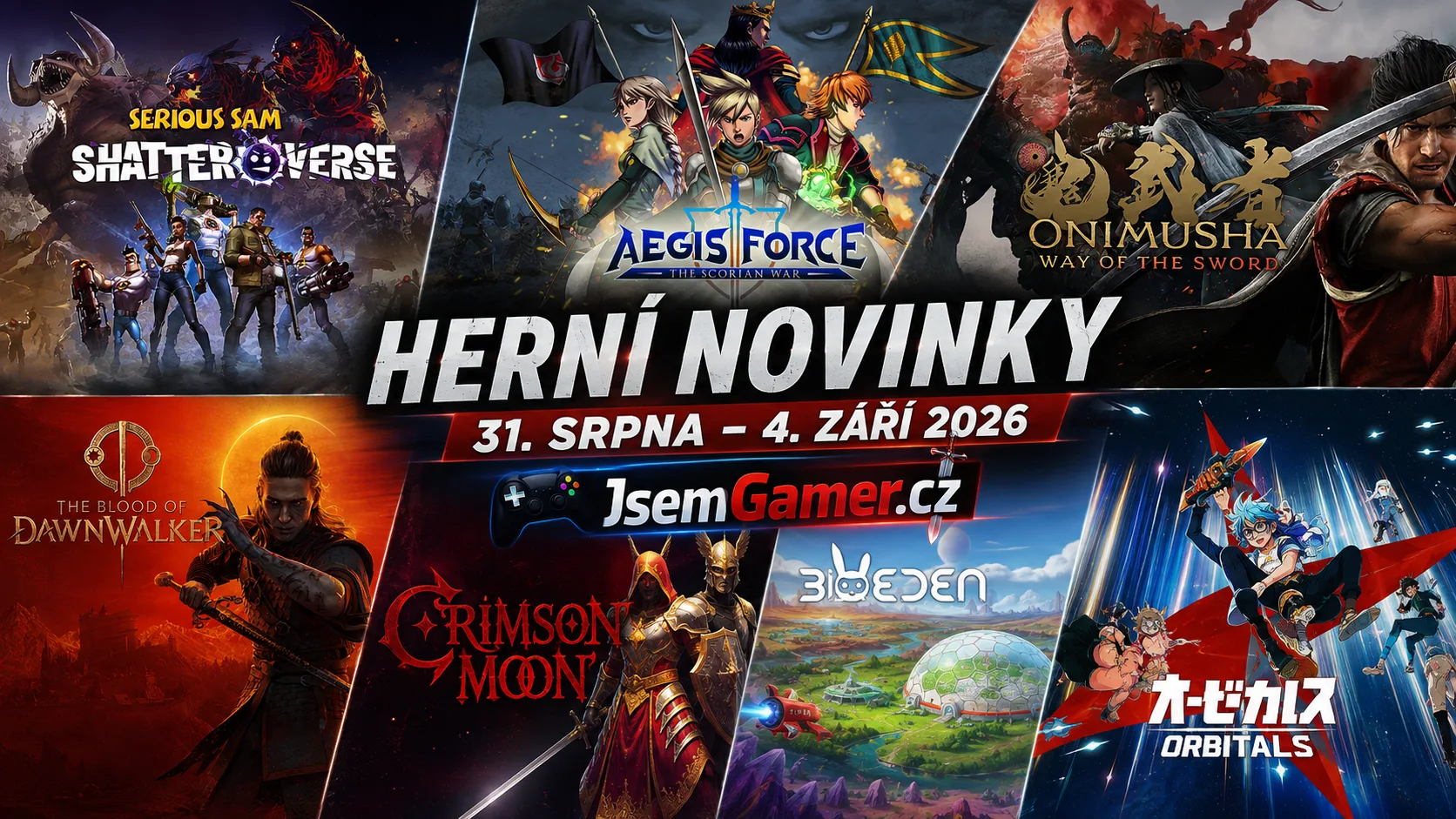 Herní novinky | 31. srpna – 4. září 2026