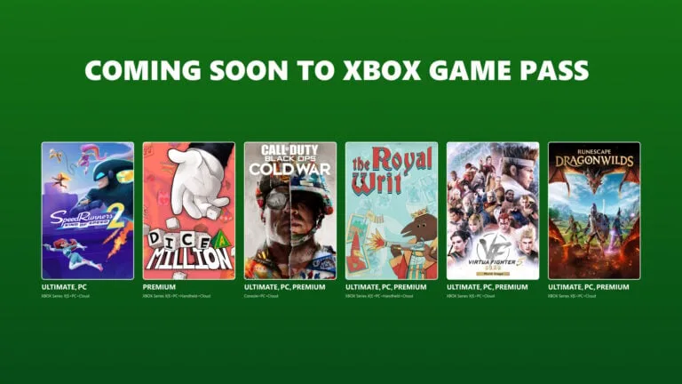 Xbox Game Pass odhalil první zářijovou várku. Dorazí RuneScape: Dragonwilds, SpeedRunners 2 nebo Virtua Fighter 5