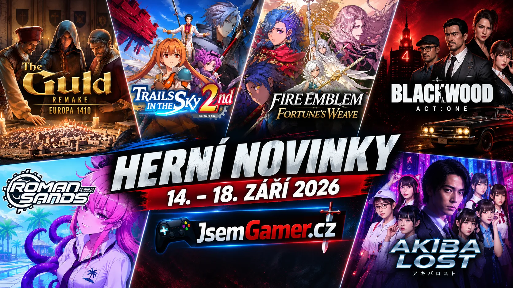Herní novinky | 14.–18. září 2026