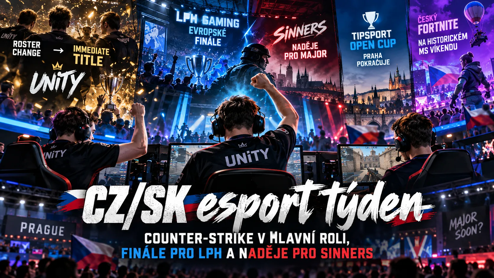 E-športový týždenník: UNiTY oslavuje s Dytorom, LPH prekvapuje Európu a SINNERS opäť bojujú o Major