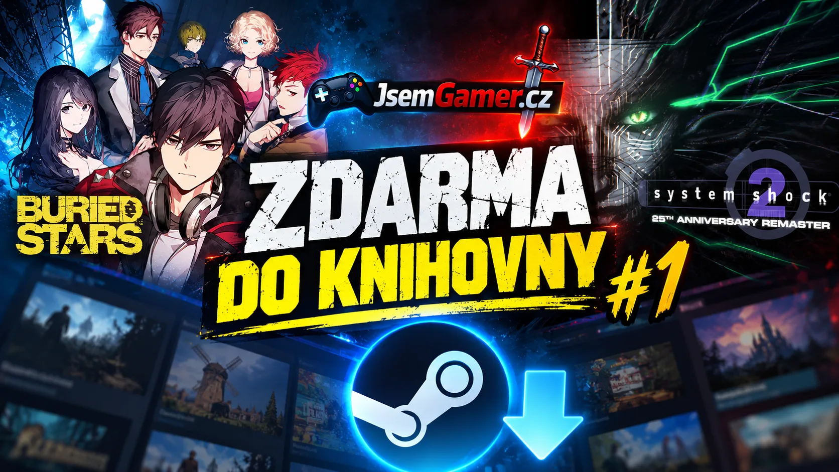 Zdarma do knihovny #1: Buried Stars a System Shock 2 si tento týden můžete nechat natrvalo