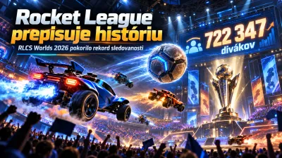 Rocket League prepisuje históriu. RLCS Worlds 2026 pokorilo rekord sledovanosti