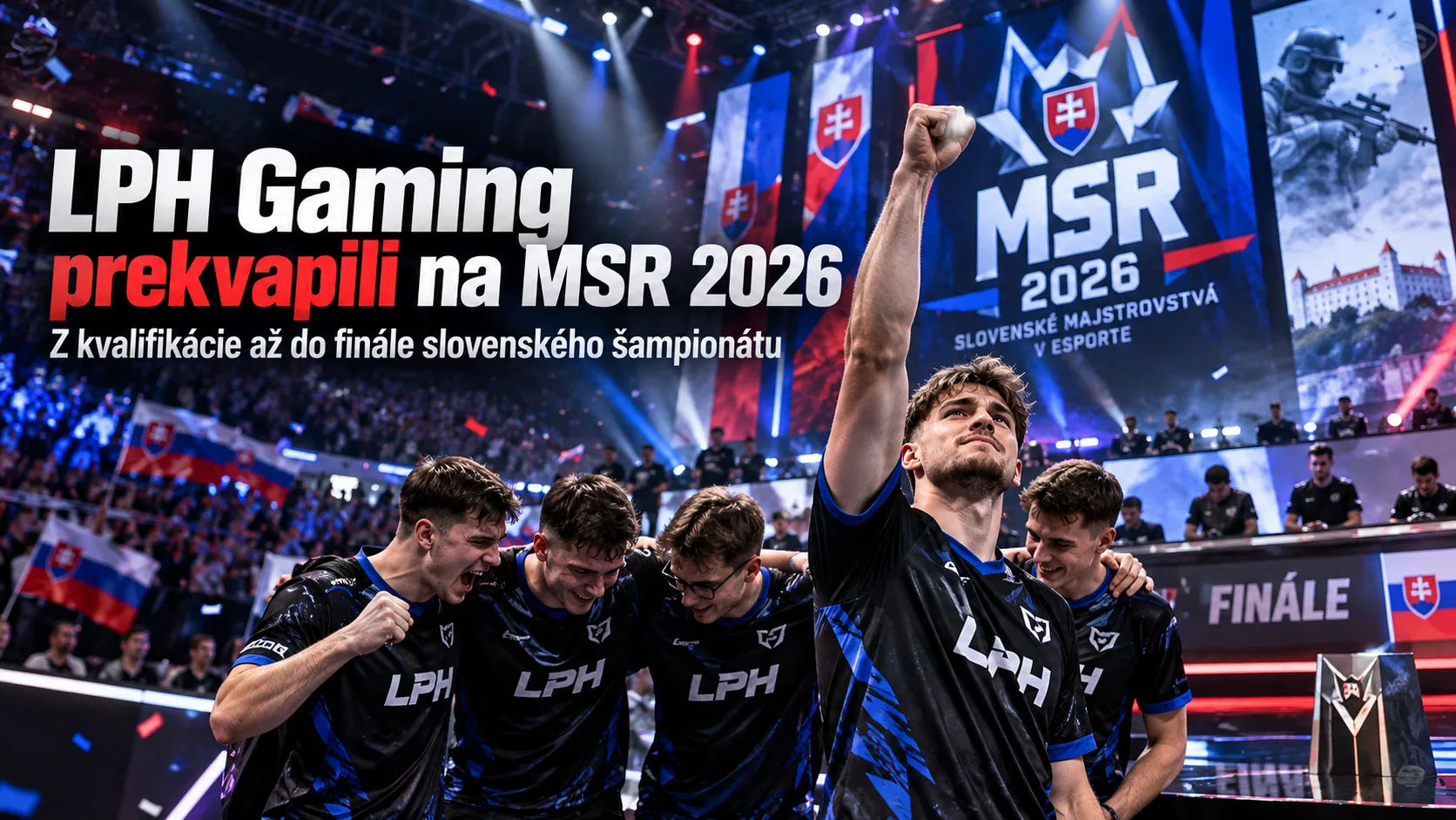 LPH Gaming prekvapili na MSR 2026: Z kvalifikácie až do finále slovenského šampionátu