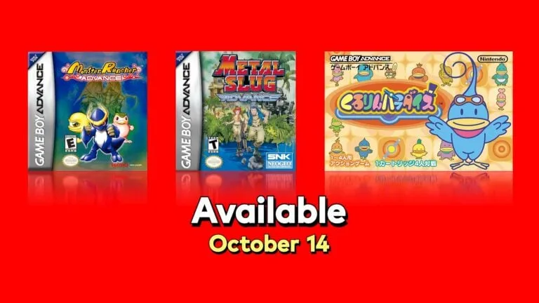 Nintendo Switch Online rozšiřuje nabídku GBA her. Dorazily Metal Slug Advance, Monster Rancher Advance a Kururin Paradise