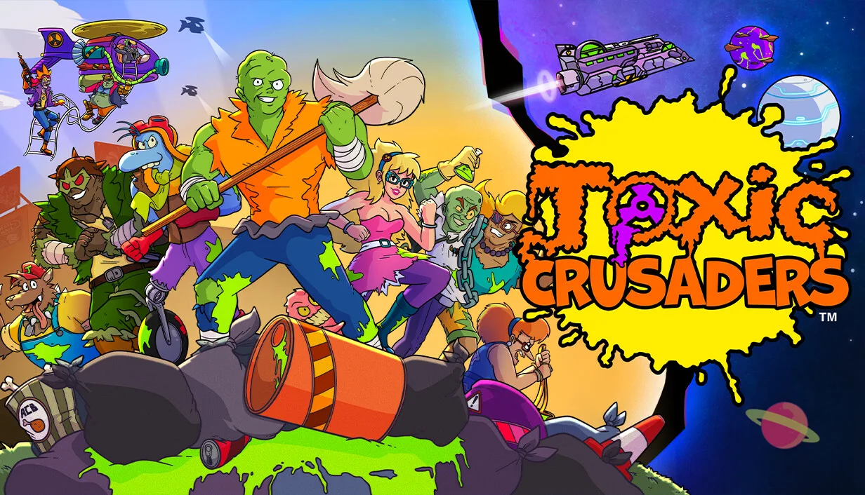 Toxic Crusaders se připomíná novým gameplay trailerem. Retro beat ’em up dorazí ještě letos